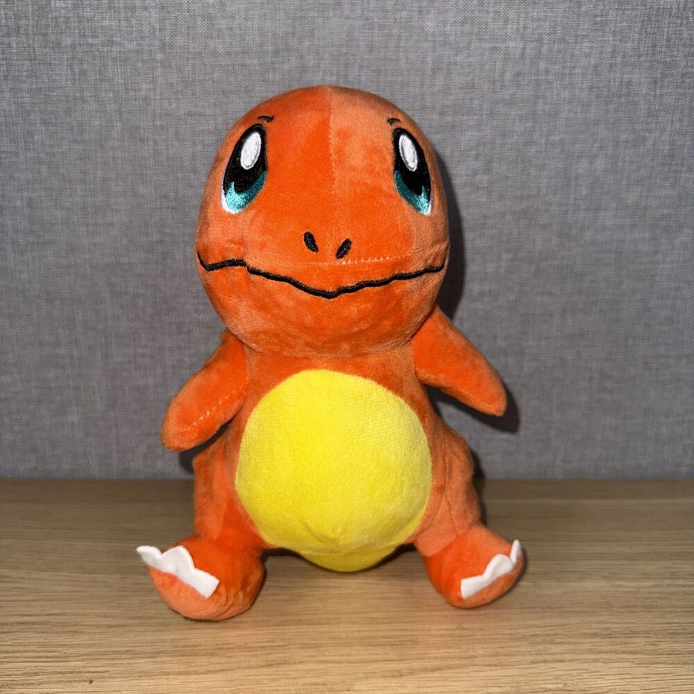 Pokemon Charmander 8 in Plush Figure Official TOMY Toys Stuffed Animal